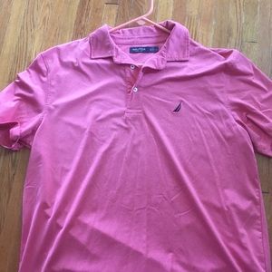 Nautica Pinkish Orange Lightweight Nice Polo